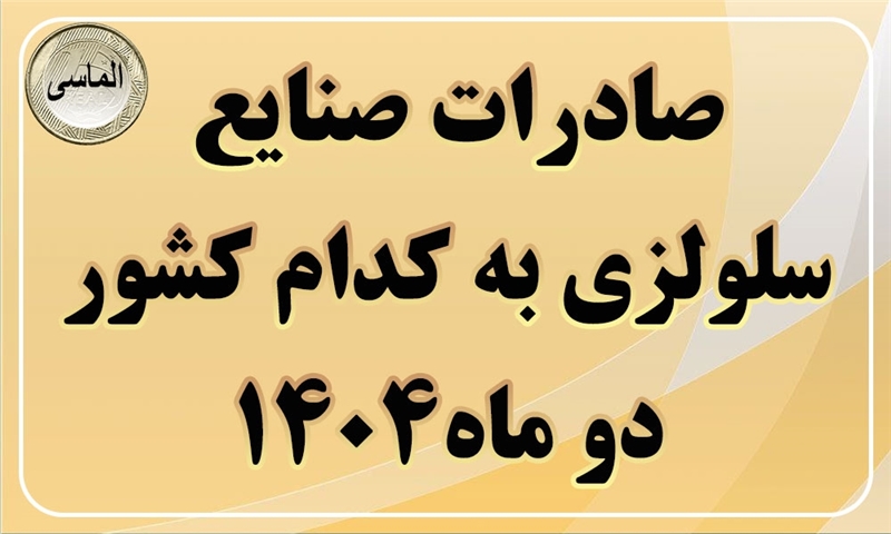 صادرات صنایع سلولزی در۲ ماهه اول 1404 به کدام کشورها بوده است؟