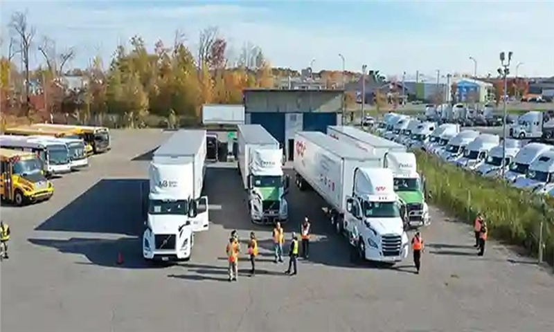 بستر آزمایشی حمل‌ونقل کامیون‌های بدون آلایندگیِ سازمان حمل‌ونقل کانادا